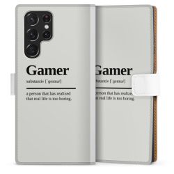 Sideflip Fodral med flap vit