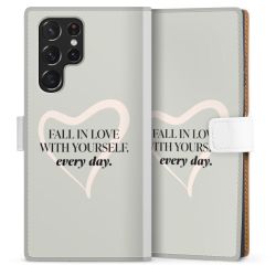 Sideflip Fodral med flap vit