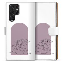 Sideflip Fodral med flap vit