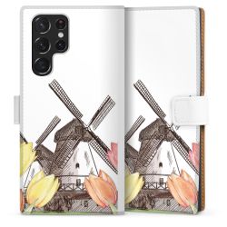 Sideflip Fodral med flap vit