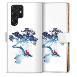 Sideflip Fodral med flap vit