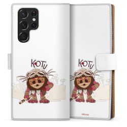 Sideflip Fodral med flap vit