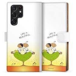 Sideflip mit Lasche weiß