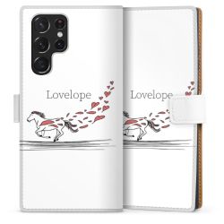 Sideflip Fodral med flap vit