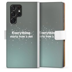 Sideflip Fodral med flap vit