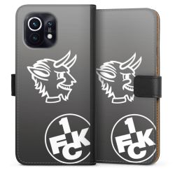 Sideflip mit langer Lasche schwarz