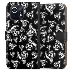 Sideflip mit langer Lasche schwarz