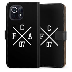 Sideflip mit langer Lasche schwarz