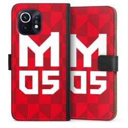 Sideflip mit langer Lasche schwarz