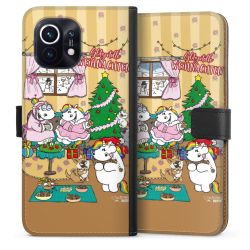 Sideflip mit langer Lasche schwarz