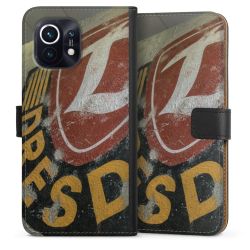 Sideflip mit langer Lasche schwarz