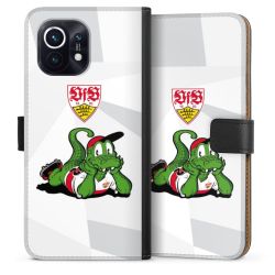 Sideflip mit langer Lasche schwarz