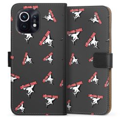 Sideflip mit langer Lasche schwarz