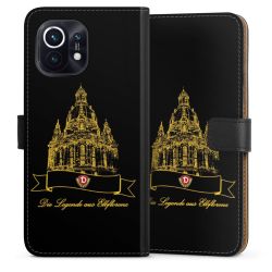 Sideflip mit langer Lasche schwarz