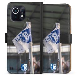 Sideflip mit langer Lasche schwarz