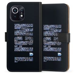 Sideflip mit langer Lasche schwarz