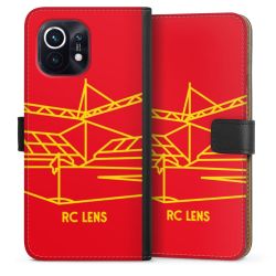 Sideflip mit langer Lasche schwarz