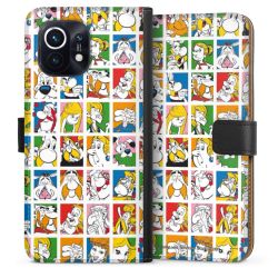 Sideflip mit langer Lasche schwarz