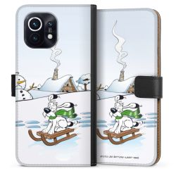 Sideflip mit langer Lasche schwarz