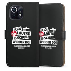 Sideflip mit langer Lasche schwarz