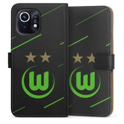 Sideflip mit langer Lasche schwarz