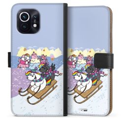 Sideflip mit langer Lasche schwarz