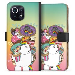 Sideflip mit langer Lasche schwarz