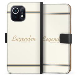 Sideflip mit langer Lasche schwarz