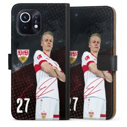 Sideflip mit langer Lasche schwarz