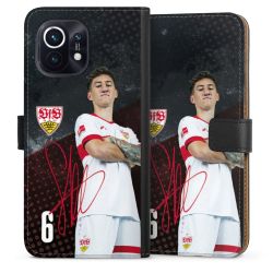 Sideflip mit langer Lasche schwarz