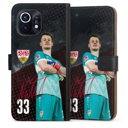 Sideflip mit langer Lasche schwarz