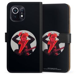 Sideflip mit langer Lasche schwarz