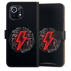 Sideflip mit langer Lasche schwarz