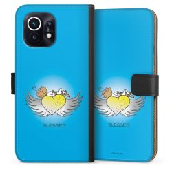 Sideflip mit langer Lasche schwarz