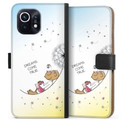 Sideflip mit langer Lasche schwarz