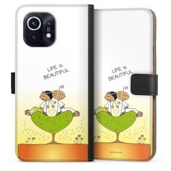 Sideflip mit langer Lasche schwarz