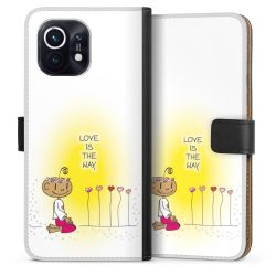 Sideflip mit langer Lasche schwarz