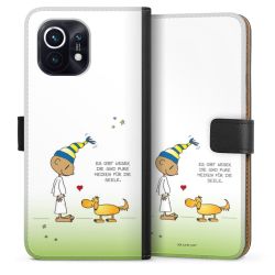 Sideflip mit langer Lasche schwarz