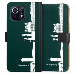 Sideflip mit langer Lasche schwarz