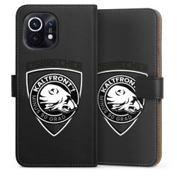 Sideflip mit langer Lasche schwarz