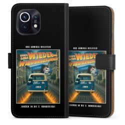 Sideflip mit langer Lasche schwarz