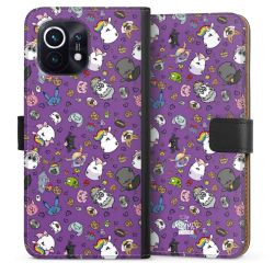 Sideflip mit langer Lasche schwarz