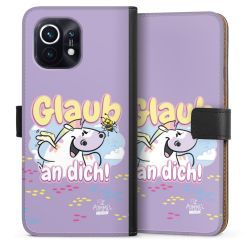 Sideflip mit langer Lasche schwarz