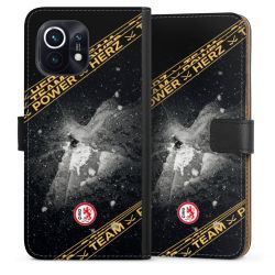 Sideflip mit langer Lasche schwarz