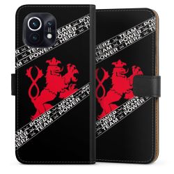 Sideflip mit langer Lasche schwarz