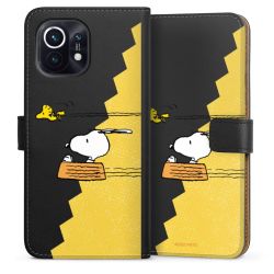 Sideflip mit langer Lasche schwarz