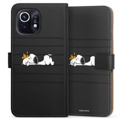 Sideflip mit langer Lasche schwarz