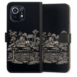 Sideflip mit langer Lasche schwarz