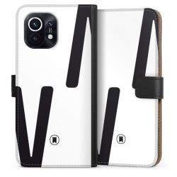 Sideflip mit langer Lasche schwarz