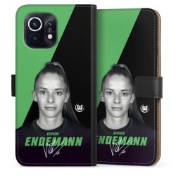 Sideflip mit langer Lasche schwarz